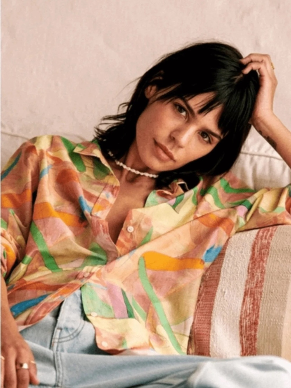 Sezane Pierro Shirt - Sézane X Geoffroy Pithon - Solidarity Creation - Size 4 36
